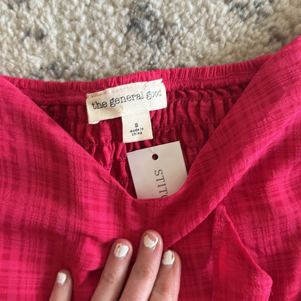 Peplum Ruffle Off-Shoulder Blouse - Picture 3 of 6